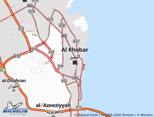 MICHELIN-Landkarte al-Bustan - ViaMichelin
