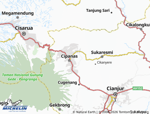 MICHELIN-Landkarte Gadog - ViaMichelin