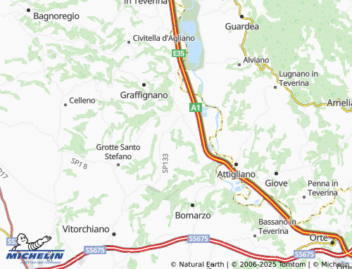 Mappa MICHELIN Poggio del Castagno - ViaMichelin