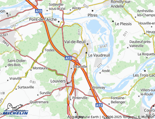 MICHELIN Sainte-Marguerite map - ViaMichelin