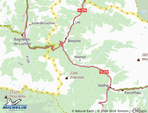 Mapa MICHELIN Arres de Jos - ViaMichelin