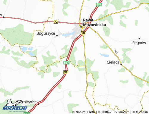 Carte MICHELIN Leopoldów - ViaMichelin