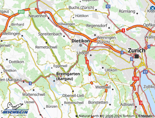 Carte MICHELIN Reppischhof - ViaMichelin