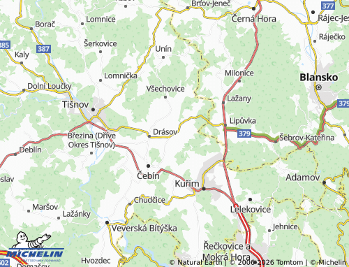 Mappa MICHELIN Malhostovice - ViaMichelin