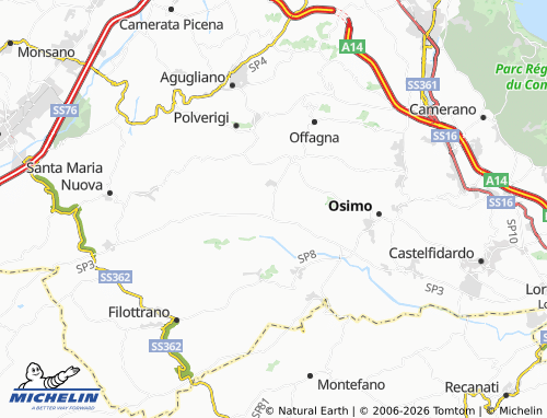 Mappa MICHELIN Villa San Paterniano - ViaMichelin