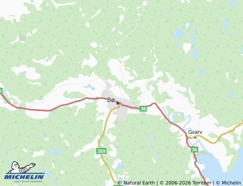Kaart MICHELIN Sandvoll - ViaMichelin
