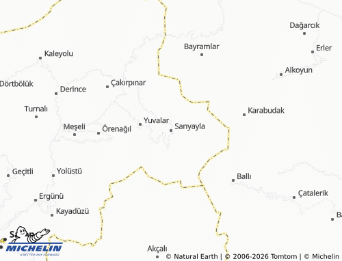 Mappa MICHELIN Sarıyayla - ViaMichelin