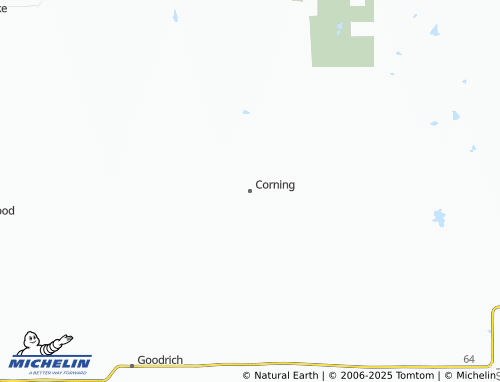 MICHELIN Corning map - ViaMichelin