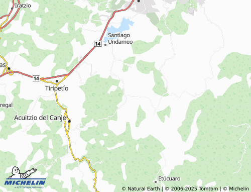 MICHELIN-Landkarte Umécuaro - ViaMichelin