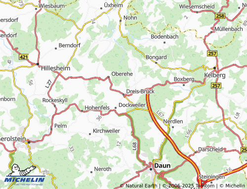 MICHELIN Dreis-Brück map - ViaMichelin