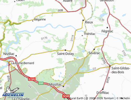 Mappa MICHELIN Saint-Dolay - ViaMichelin
