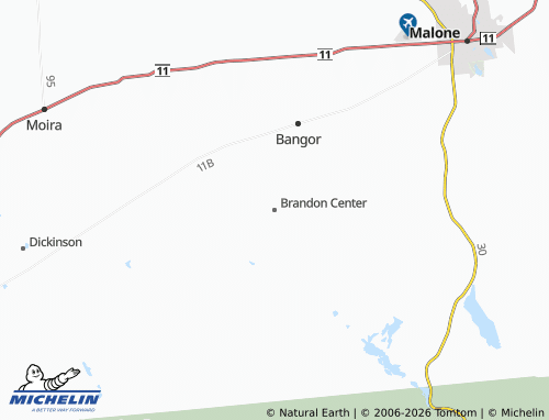 Mapa MICHELIN Brandon Center - ViaMichelin