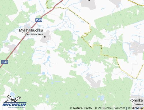 MICHELIN Khmelivka map - ViaMichelin