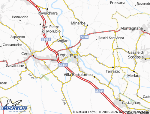 Mappa MICHELIN Legnago - ViaMichelin