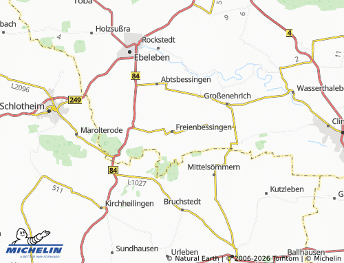 Mappa MICHELIN Freienbessingen - ViaMichelin