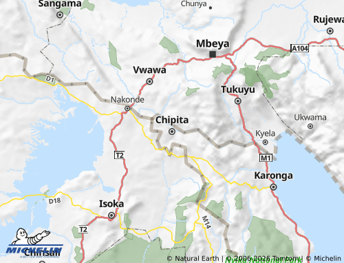 MICHELIN Chitipa map - ViaMichelin