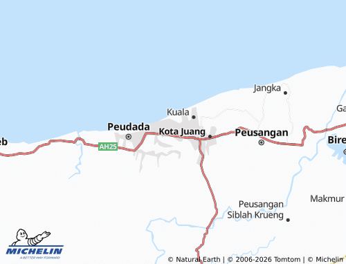 MICHELIN Blang Cot Baroh map - ViaMichelin