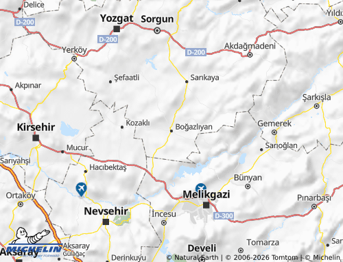 MICHELIN Boğazlıyan map - ViaMichelin