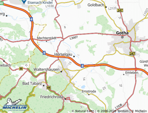 Mappa MICHELIN Hörselgau - ViaMichelin