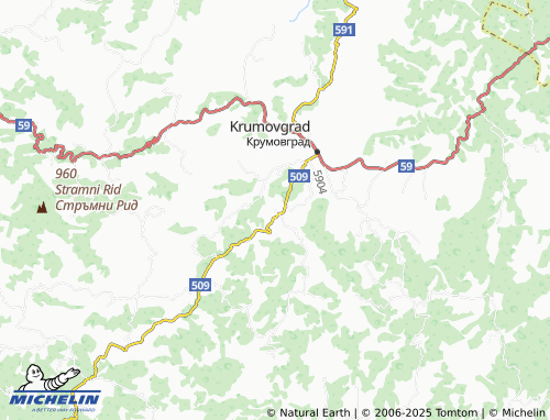 MICHELIN Zvanarka map - ViaMichelin