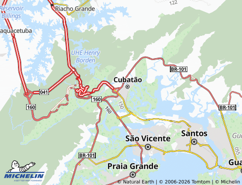 Carte MICHELIN Vila Nova-Gleba B - ViaMichelin