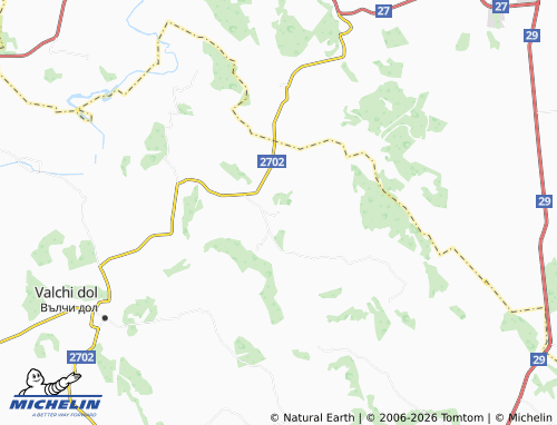 Kaart MICHELIN Oborishte - ViaMichelin