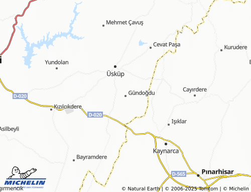 Carte MICHELIN Gündoğdu - ViaMichelin