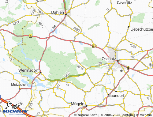 Mapa MICHELIN Collm - ViaMichelin