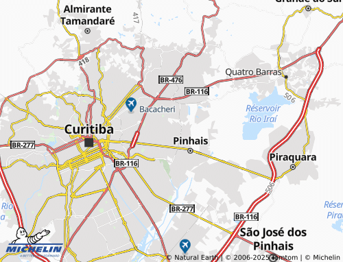 MICHELIN Emiliano Perneta map - ViaMichelin