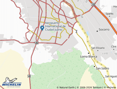 Mapa MICHELIN Municipio Libre - ViaMichelin