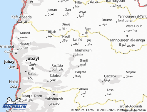 Carte MICHELIN Mushmush - ViaMichelin