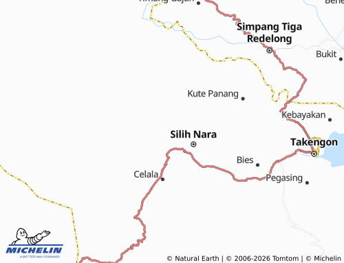 MICHELIN Semelit Mutiara map - ViaMichelin