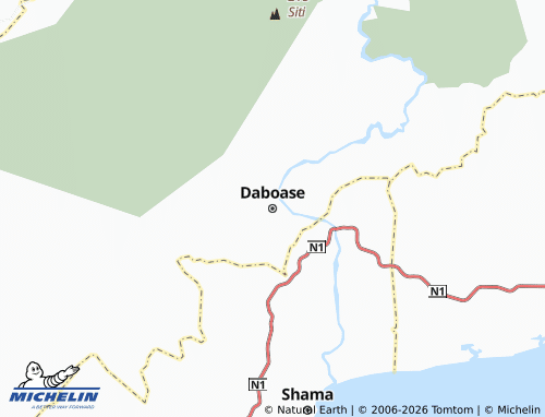 Mapa MICHELIN Daboase - ViaMichelin