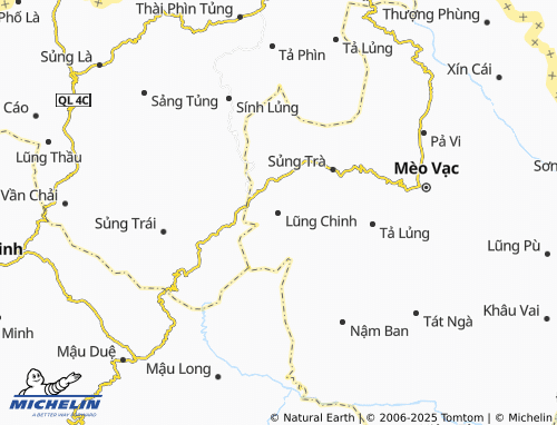 MICHELIN Lũng Chinh map - ViaMichelin