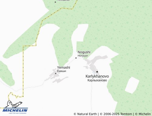 MICHELIN Nogushi map - ViaMichelin