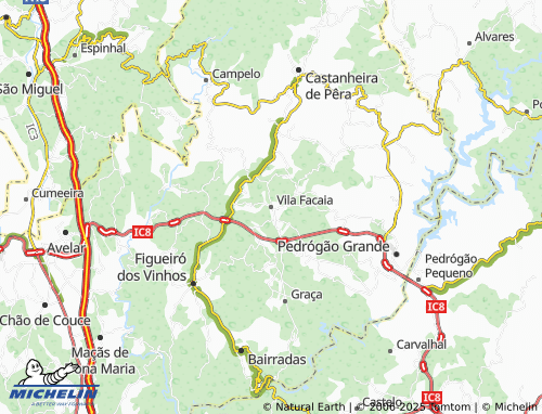 MICHELIN Vila Facaia map - ViaMichelin