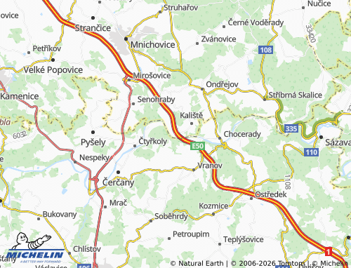 Mappa MICHELIN Poddubí - ViaMichelin