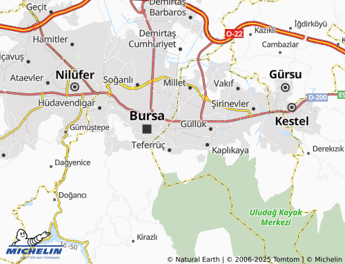 MICHELIN Hacıseyfettin map - ViaMichelin