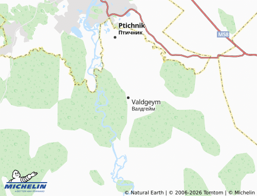 MICHELIN-Landkarte Valdgeym - ViaMichelin