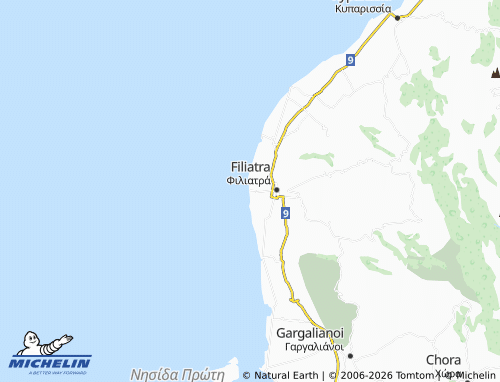 MICHELIN Limenari map - ViaMichelin