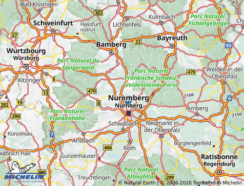 MICHELIN Erlangen map - ViaMichelin