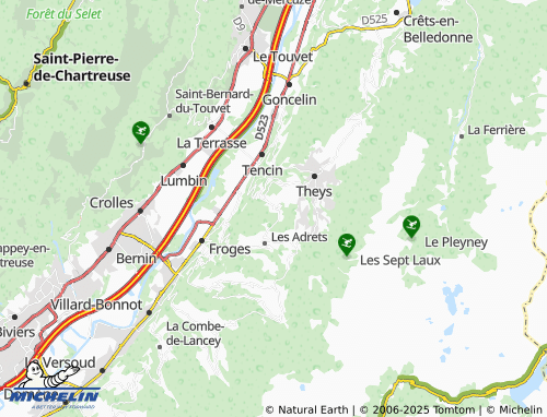 Carte MICHELIN Hurtières - ViaMichelin