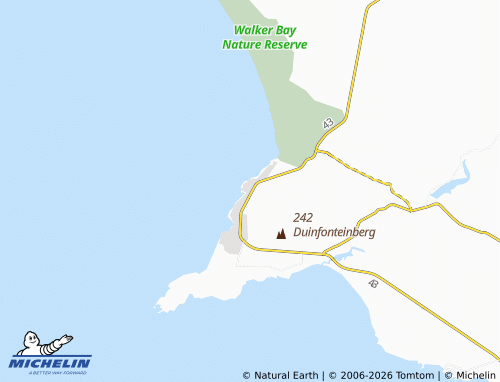 MICHELIN De Kelders map - ViaMichelin