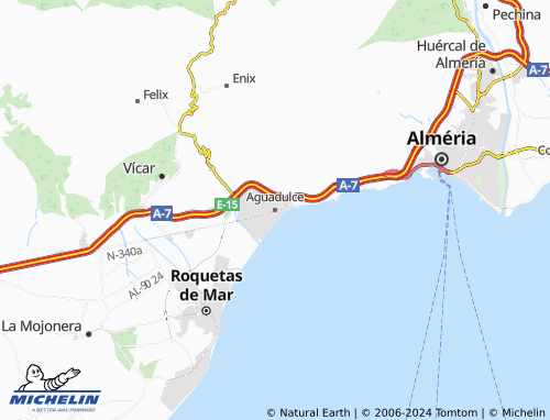 Mapa MICHELIN Aguadulce - ViaMichelin