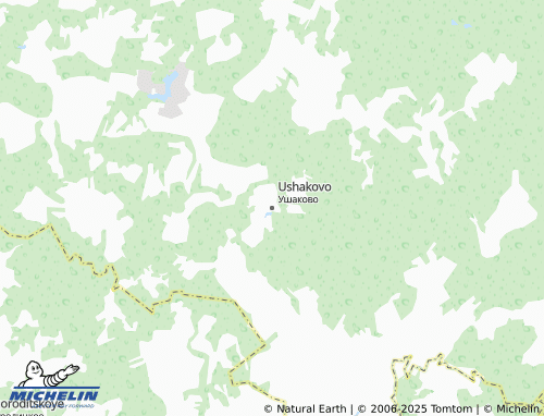 MICHELIN Ushakovo map - ViaMichelin