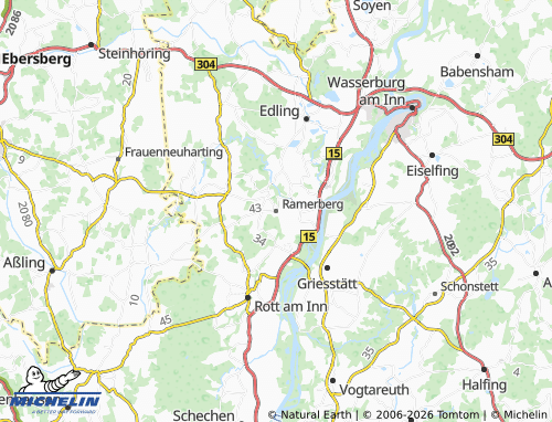 Mappa MICHELIN Ramerberg - ViaMichelin