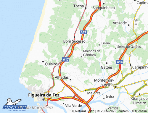 MICHELIN Ribas map - ViaMichelin