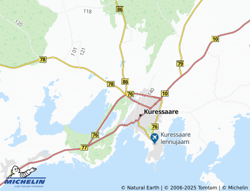 MICHELIN Laheküla map - ViaMichelin