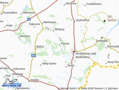 Mappa MICHELIN Pravice - ViaMichelin