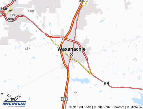 Carte MICHELIN Waxahachie - ViaMichelin